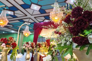 dekorasi wedding lokasi masjid assalam sewa alat pesta catering wedding gedung