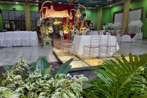 dekorasi wedding lokasi masjid assalam sewa alat pesta catering wedding gedung