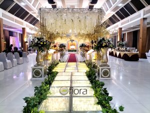 Dekorasi wedding adat minang lokasi auditorium universitas budi luhur ciledug