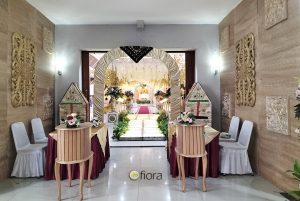 Dekorasi wedding adat minang lokasi auditorium universitas budi luhur ciledug