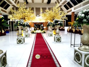 Dekorasi wedding adat minang lokasi auditorium universitas budi luhur ciledug