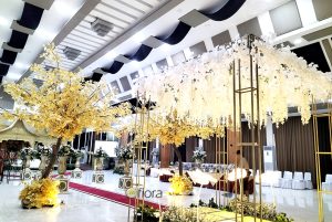 Dekorasi wedding adat minang lokasi auditorium universitas budi luhur ciledug
